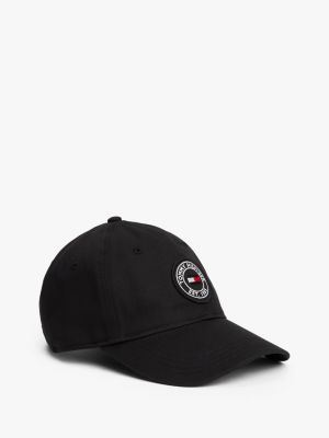 Logo Patch Baseball Cap, Deep Black
