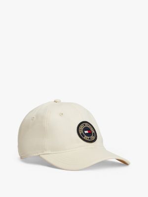 Logo Patch Baseball Cap, Vanilla