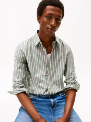 Slim Fit Stripe Print All-Day Shirt | Tommy Hilfiger