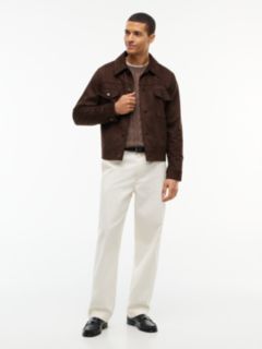 Cable Knit Crewneck Sweater — Legacy Brown 2