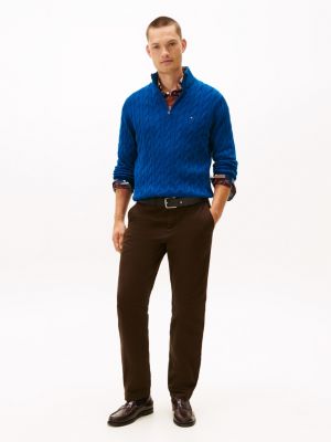 Cable Knit Quarter-Zip Sweater | Tommy Hilfiger