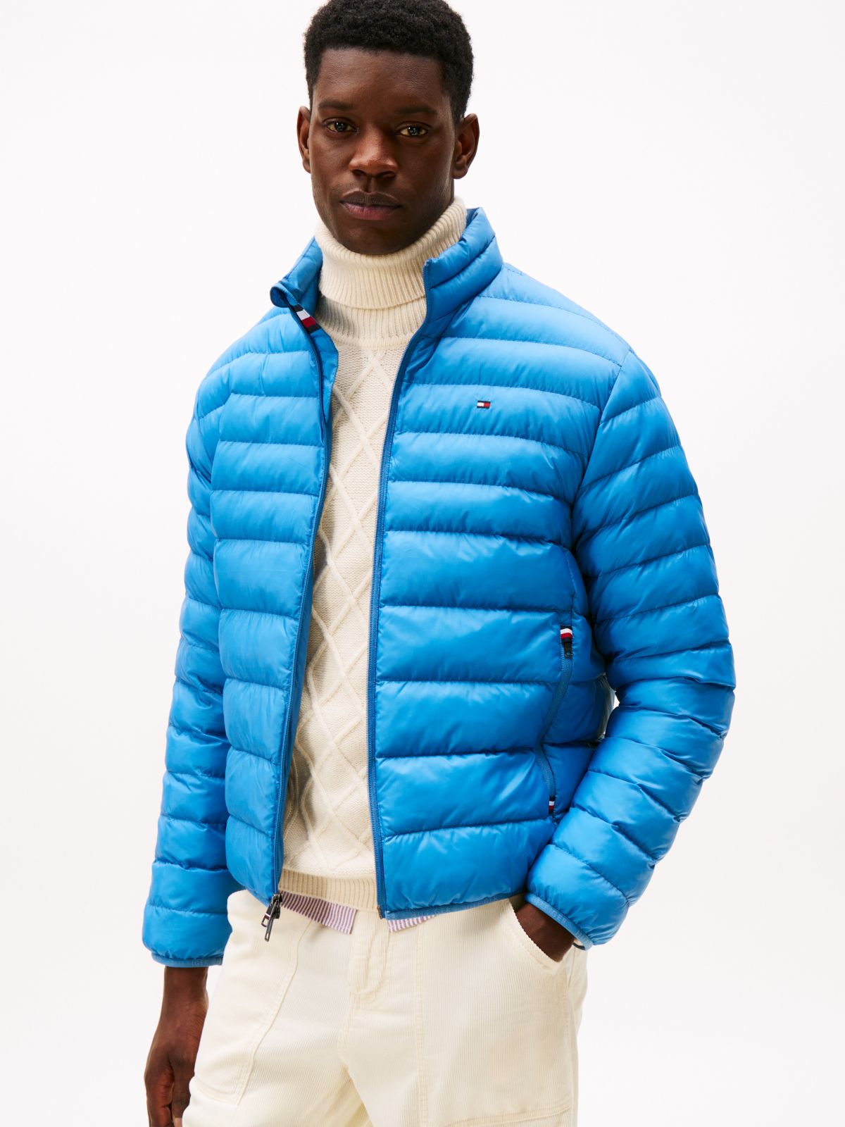 TH Performance Lightweight Packable Jacket — Dusty Indigo