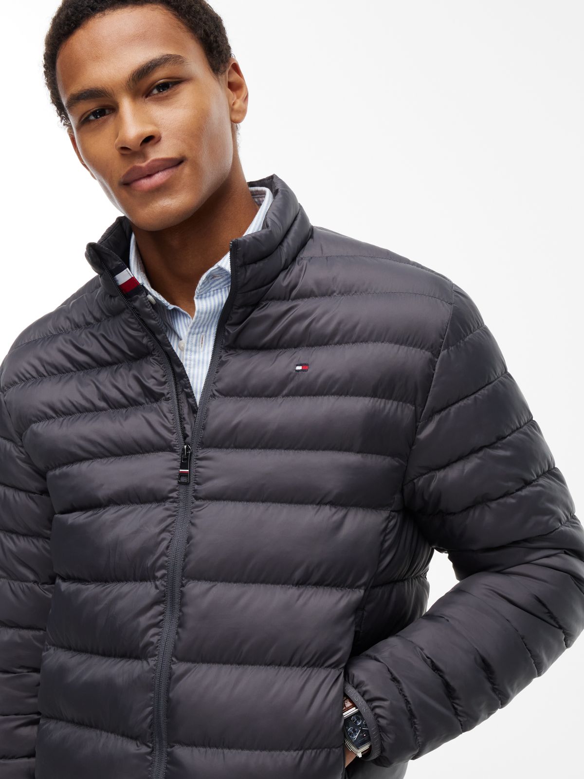 TH Performance Lightweight Packable Jacket — Washed Black