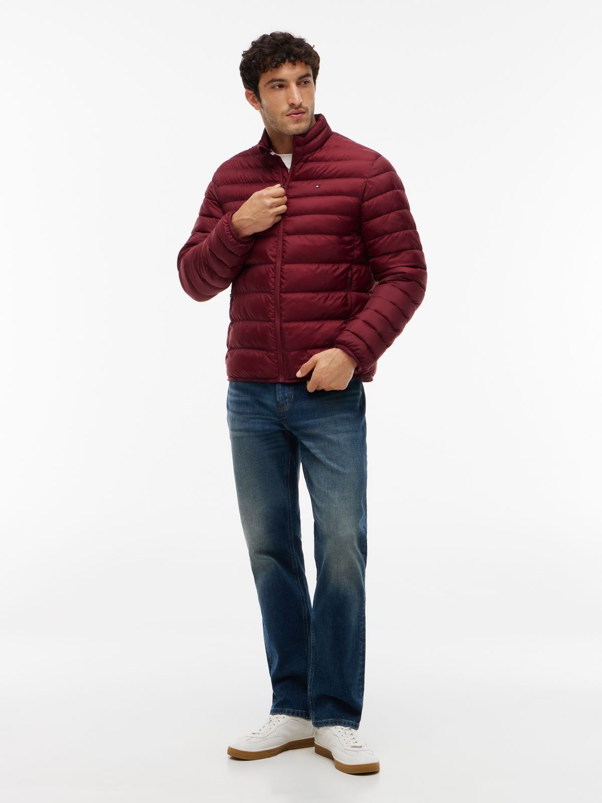 TH Performance Lightweight Packable Jacket — Burgundy