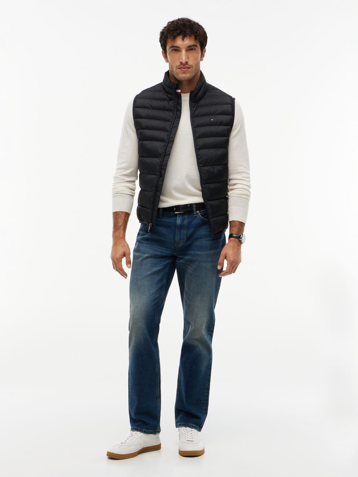 TH Performance Lightweight Packable Puffer Vest — Black