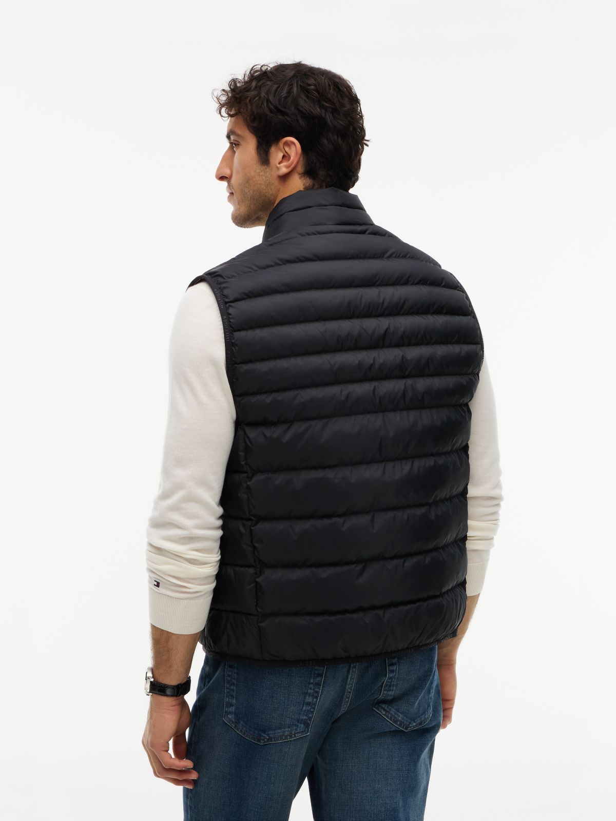 TH Performance Lightweight Packable Puffer Vest — Black