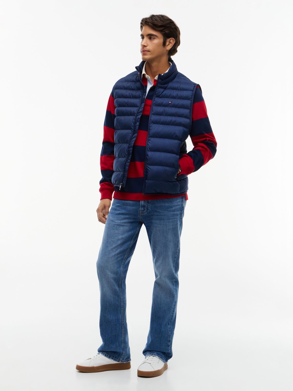 TH Performance Lightweight Packable Puffer Vest — Carbon Navy