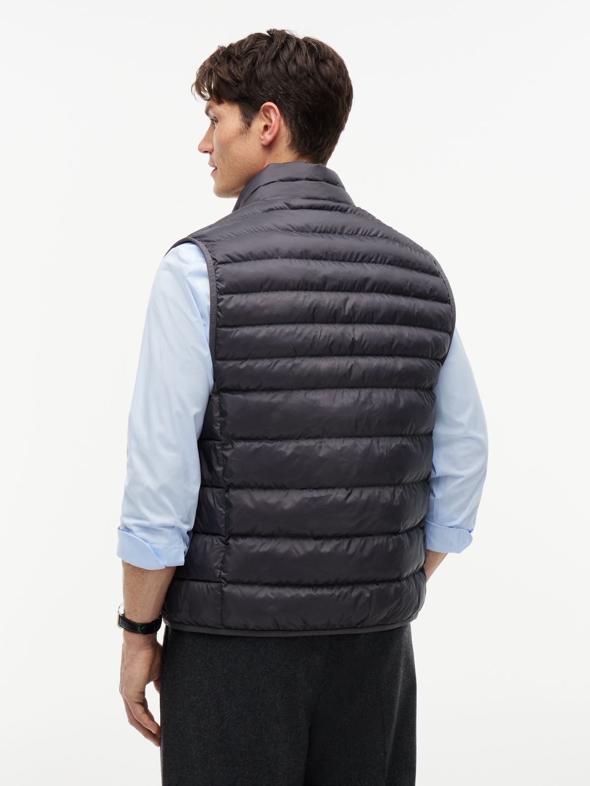 TH Performance Lightweight Packable Puffer Vest — Washed Black