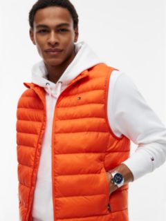 TH Performance Lightweight Packable Puffer Vest — Brilliant Orange 3