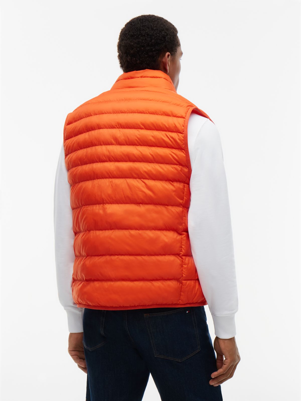 TH Performance Lightweight Packable Puffer Vest — Brilliant Orange
