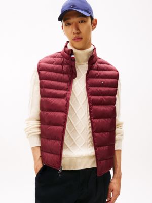 Lightweight Packable Vest, Deep Rouge