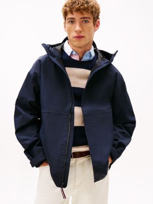 Lightweight Hooded Jacket, Navy