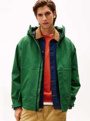 Lightweight Hooded Jacket, Deep Evergreen