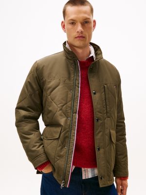 Quilted Field Jacket, Army Green