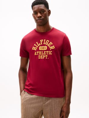 Hilfiger 1985 Athletic Logo T-Shirt, Rouge