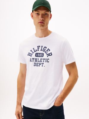 Hilfiger 1985 Athletic Logo T-Shirt, Optic White