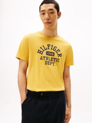 Hilfiger 1985 Athletic Logo T-Shirt, City Yellow