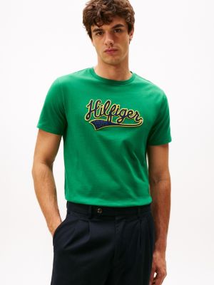Hilfiger Varsity Logo T-Shirt, Nouveau Green