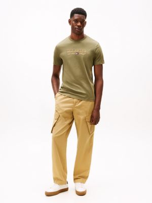 Hilfiger Logo Cotton Interlock T-Shirt | Tommy Hilfiger USA