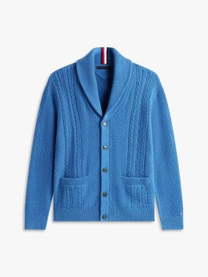 トップス teloplan Ito Collar Sweater blue teloplan Ito Collar Sweater blue TELOPLAN Ito Collar Sweater