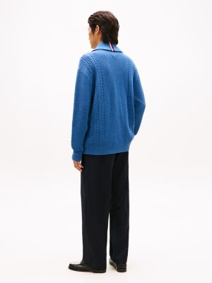 Мужские кардиганы Tommy Hilfiger Shawl Collar Cable Knit Cardigan — фото 4