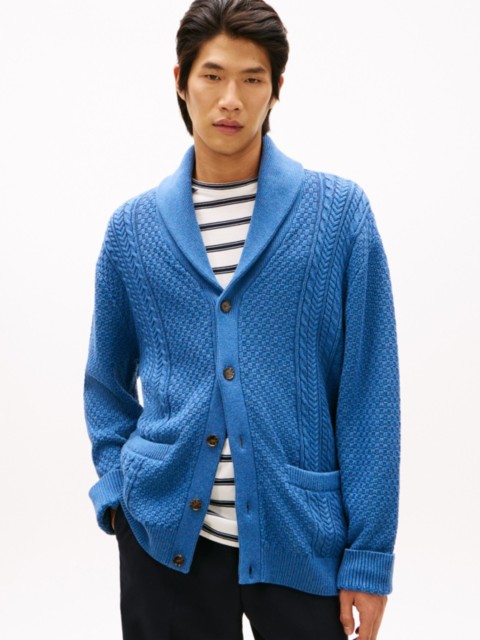 Мужские кардиганы Tommy Hilfiger Shawl Collar Cable Knit Cardigan