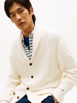 Shawl Collar Cable Knit Cardigan | Tommy Hilfiger