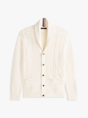 Shawl Collar Cable Knit Cardigan | Tommy Hilfiger