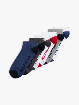 Ankle Sock 6-Pack, Lucent White/Multi