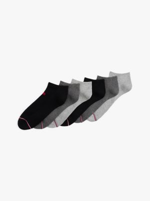 Ankle Sock 6-Pack, Deep Black / Multi