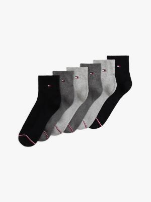 Quarter Top Sock 6-Pack, Grey Heather / Multi