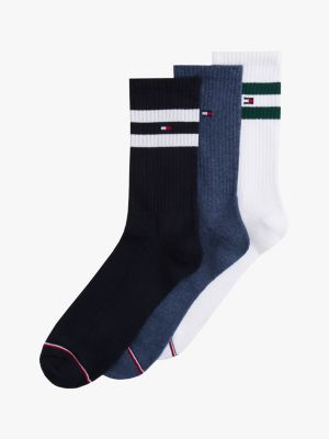 Athletic Crew Sock 3-Pack, Lucent White / Multi
