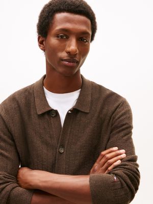 Wool-Blend Collared Cardigan | Tommy Hilfiger USA