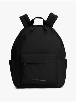 Classic Hilfiger Logo Backpack, Deep Black