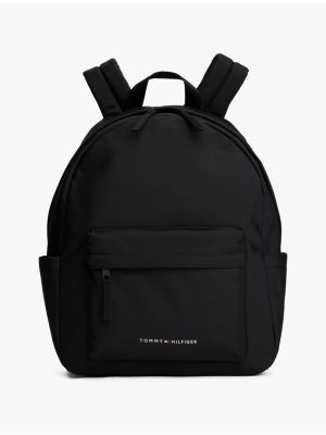 Classic Hilfiger Logo Backpack, Deep Black