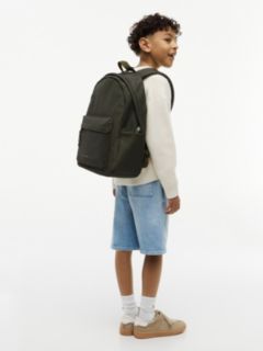 Kids' Classic Hilfiger Logo Backpack — Huntsman Green 2