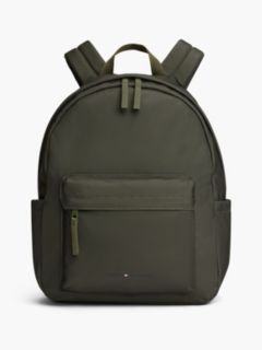Kids' Classic Hilfiger Logo Backpack — Huntsman Green 1
