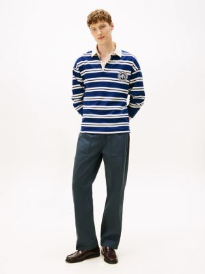 Herringbone Field Pant, Military Denim