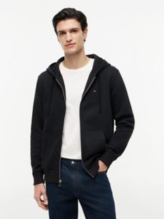 Essential Zip Hoodie — Black 1