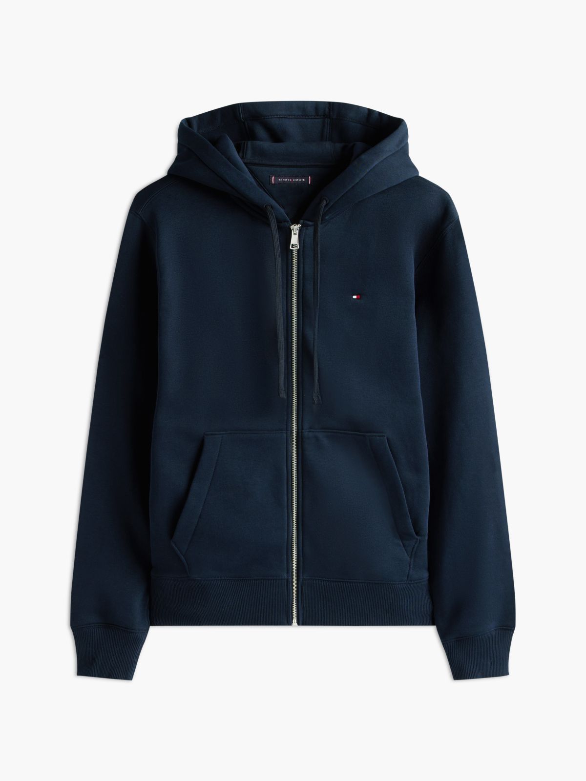 Essential Zip Hoodie — Navy Blue