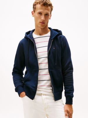 Essential Zip Hoodie, Navy