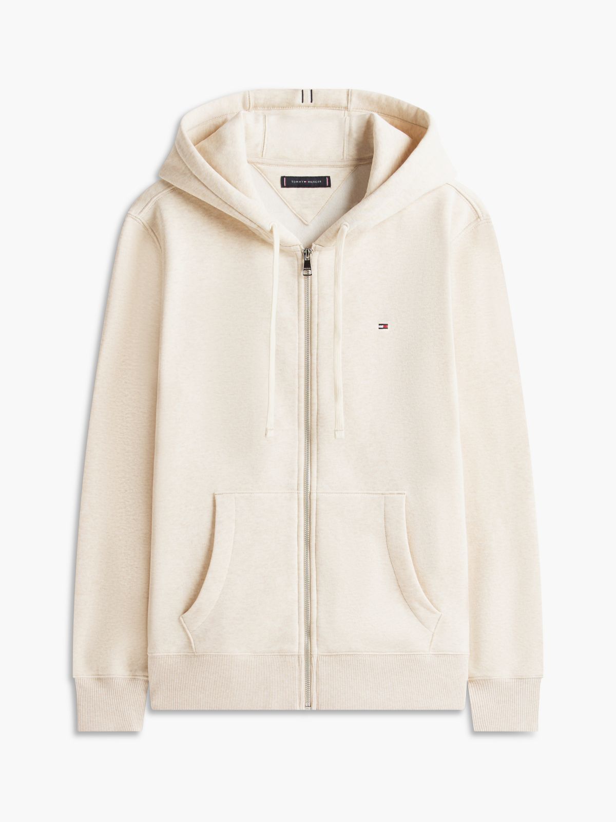 Essential Zip Hoodie — Sugarcane Heather
