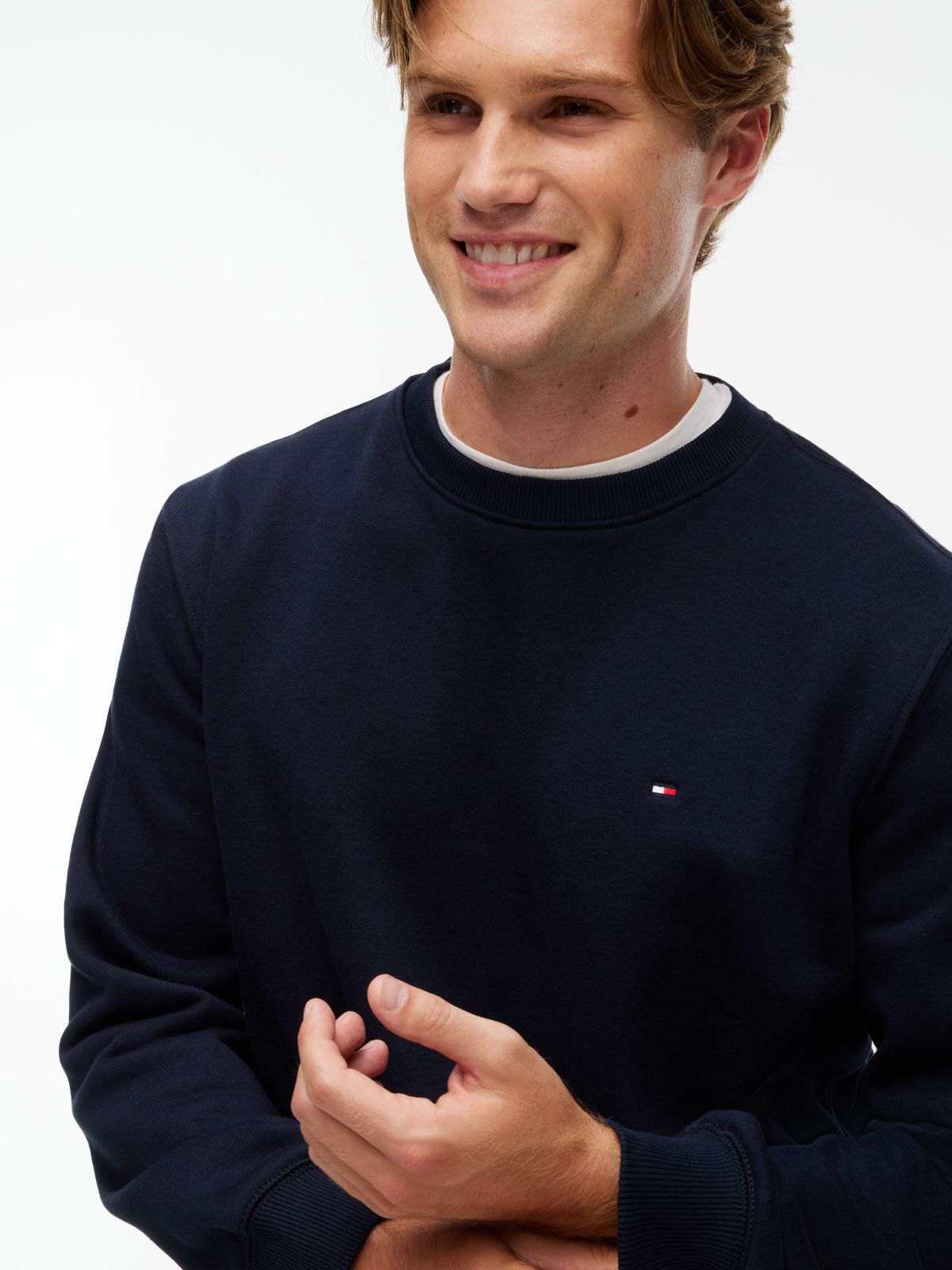 Essential Crewneck Sweatshirt — Navy Blue