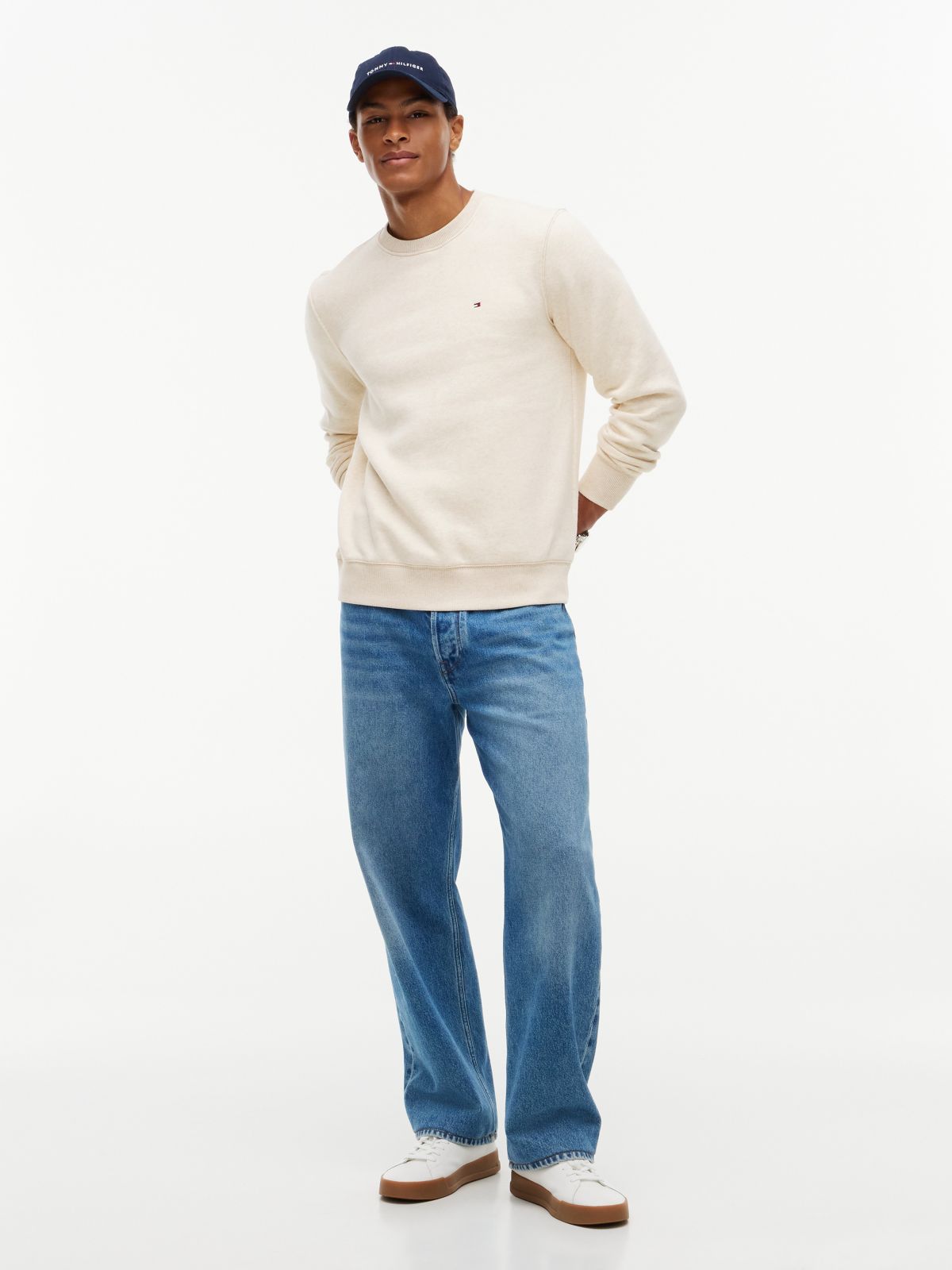 Essential Crewneck Sweatshirt — Sugarcane Heather