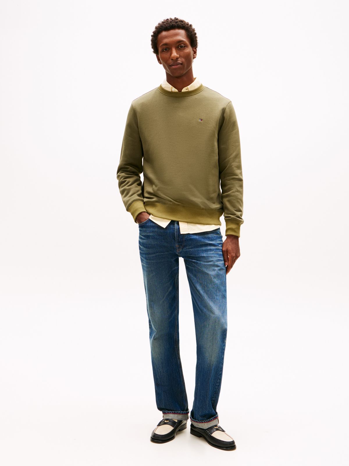 Essential Crewneck Sweatshirt — Utility Olive