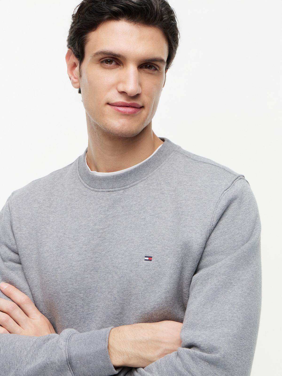 Essential Crewneck Sweatshirt — Grey Heather