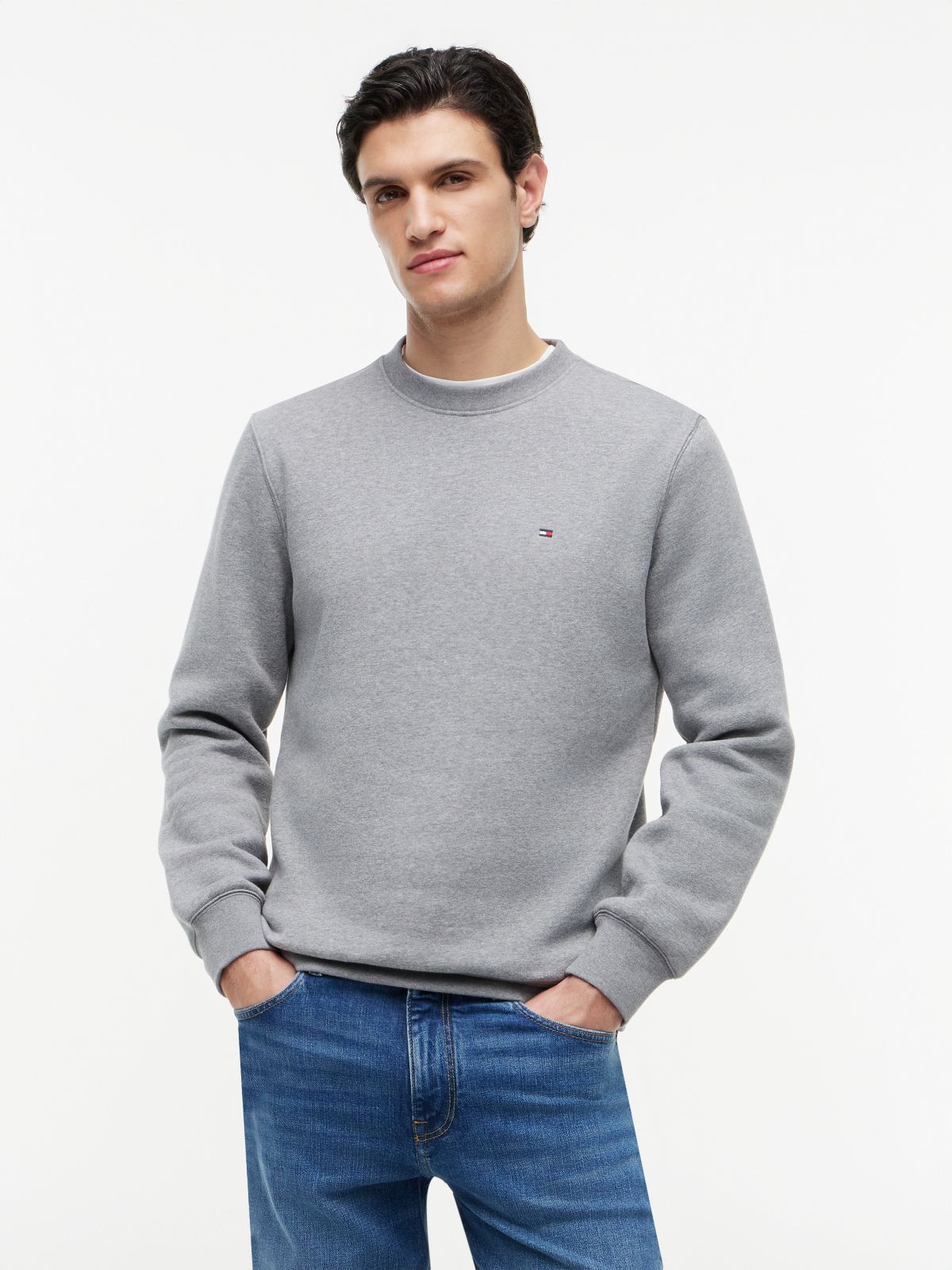 Essential Crewneck Sweatshirt — Grey Heather