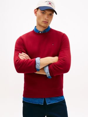 Essential Crewneck Sweatshirt, Rouge
