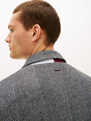Wool-Blend Herringbone Coat | Tommy Hilfiger USA