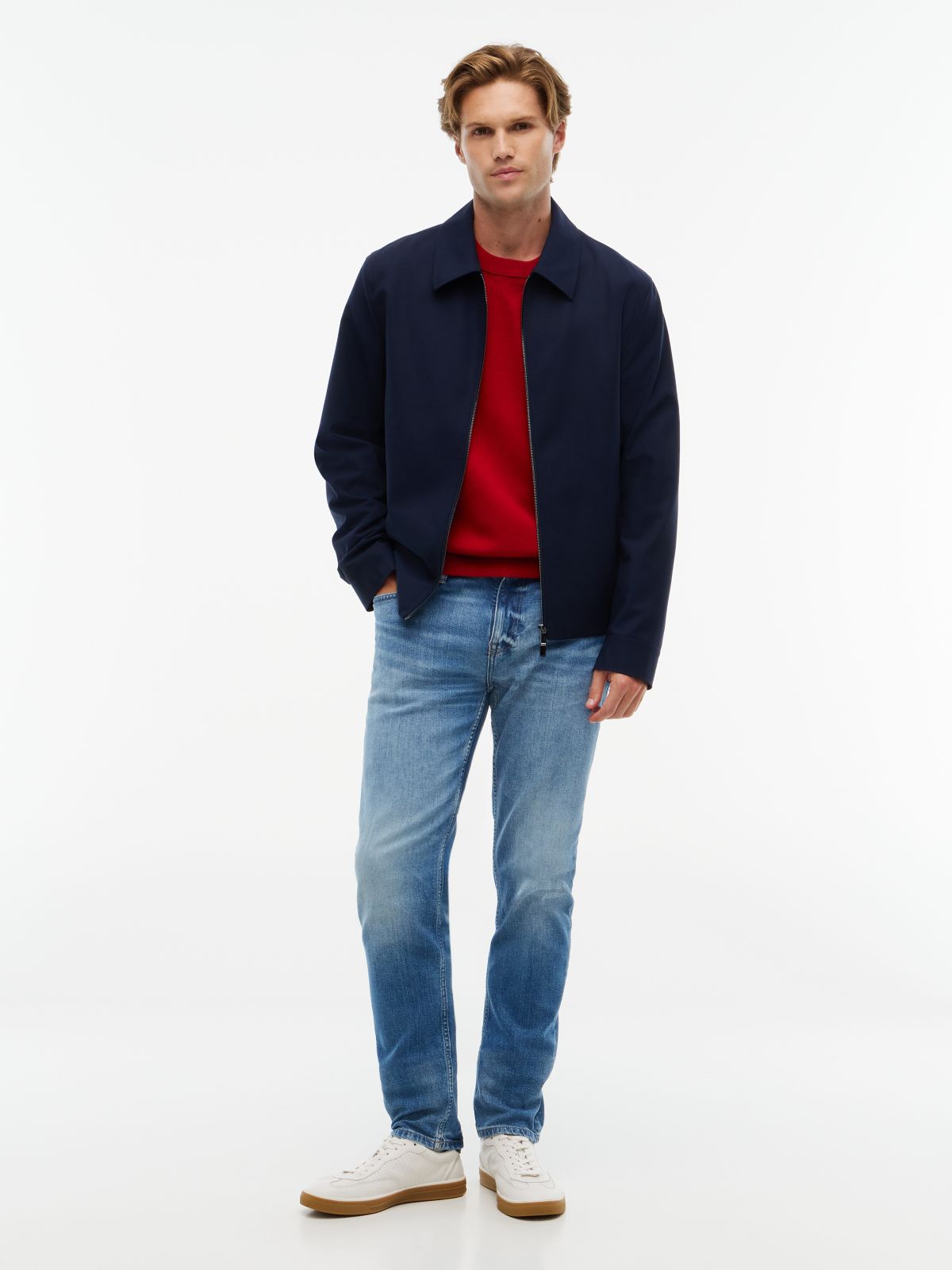 Lightweight Slim Jean — Medium Wash